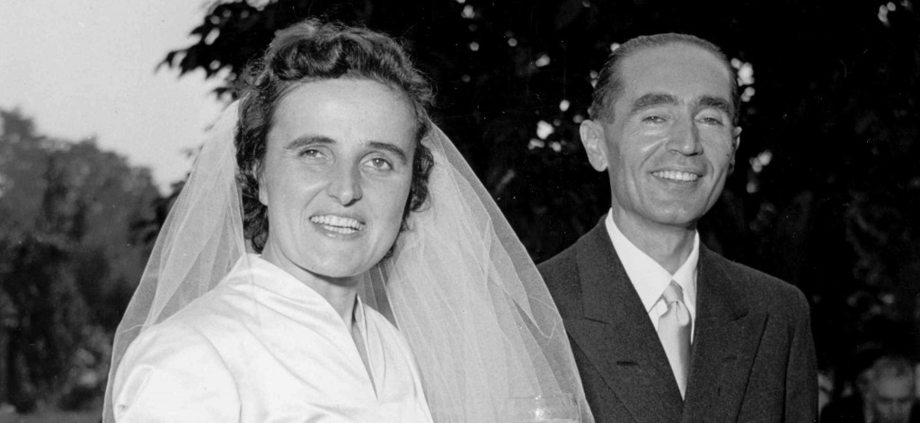 St. Gianna Molla and her husband Pietro Molla, on their wedding day.