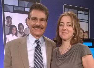 Susie Lloyd, Ray Guarendi after speaking on Living Right with Dr. Ray