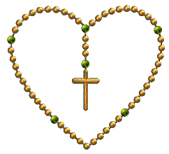 Heart shaped rosary - Barely Getting Homeschooling Done