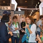 Giana Emanuela Molla talking to Susie Lloyd